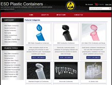 Tablet Screenshot of esdplasticcontainers.com